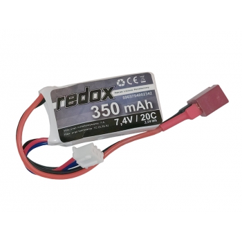 Redox 350 mAh 7,4 V 20 C DEAN - LiPo-Pack